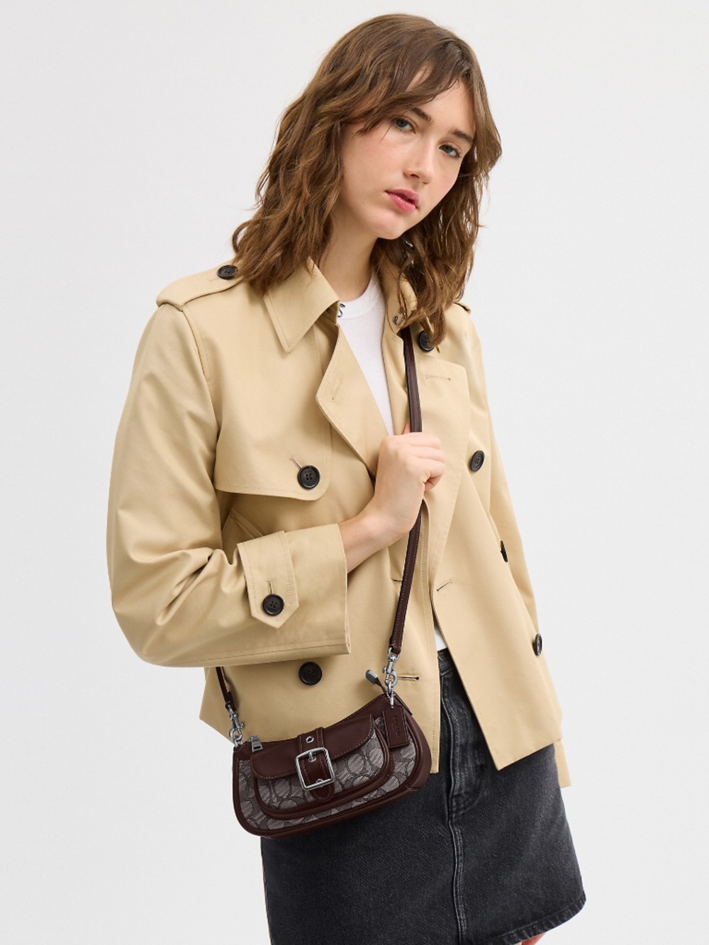 Coach Outlet Ashton Mini Shoulder Bag In Signature Jacquard